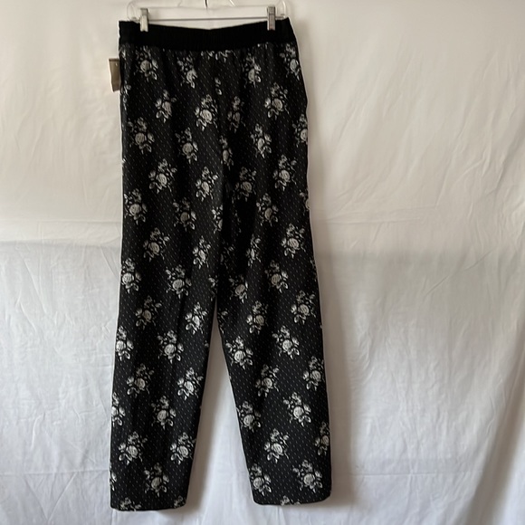 NWT I’m Isola Marras Black and White Rose Print Trousers.  Size EU 46 - Picture 4 of 12